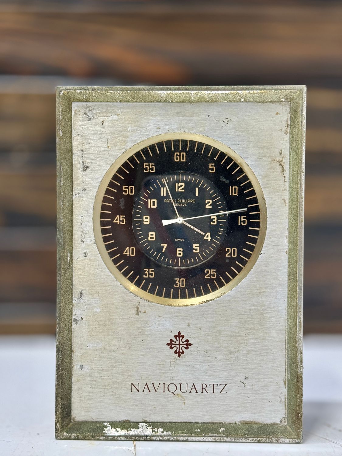 Swiss Made Patek Philippe Geneve Vintage Chronometer Tabletop Marine Ship Clock