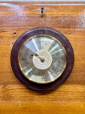 Industrial Navigation Instrument Atmospheric Pressure Ship Wall Barometer - Made in Germany
