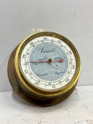 Variable Sea Antique Maritime Air Wind Meter Speed Wall Mount Indicator Gauge