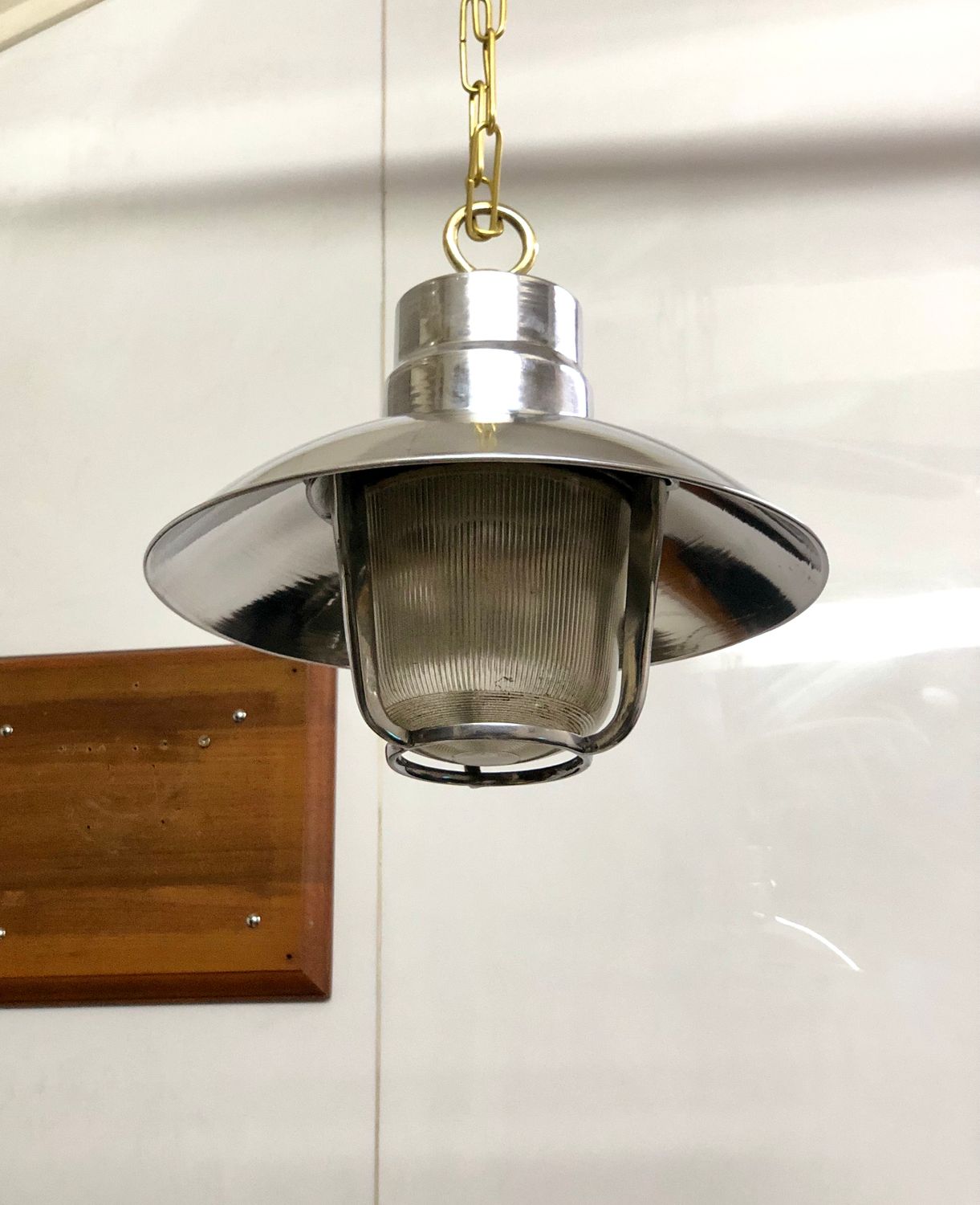 Kitchen Ceiling Decor Antique Maritime Aluminium Hanging Cargo Light with Shade