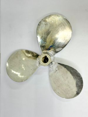 Shiny Aluminium Metal Boat Ship Salvaged Industrial Maritime Fan Propeller