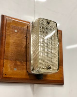 Old Aluminium Ceiling mount Marine Antique Long Square Vintage Bulkhead Light