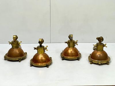 Marine Original Brass &amp; copper Ship Small Pendant Light - Set of 5