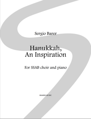 Hanukkah, an Inspiration for SSAB choir and piano. - Sheet music download
