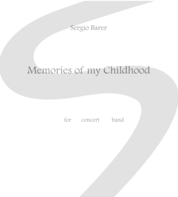 Memories of my Childhood for wind band, score -Sheet music download
