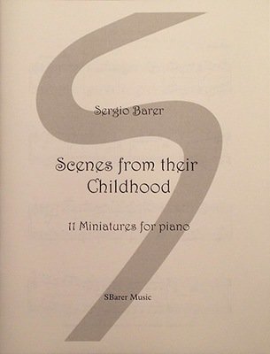 Scenes from Their Childhood, a set of miniatures for piano- Sheet music download