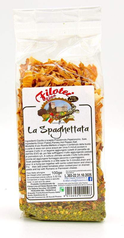 BUSTA SPAGHETTATA - 100GR