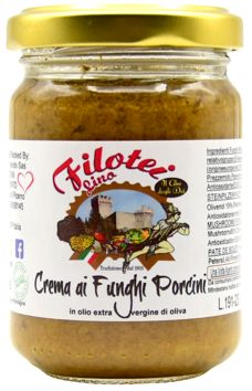CREMA DI FUNGHI PORCINI CON OLIO EVO- 80 GR