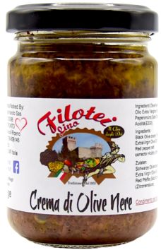 CREMA DI OLIVE NERE CON OLIO EVO - 130GR