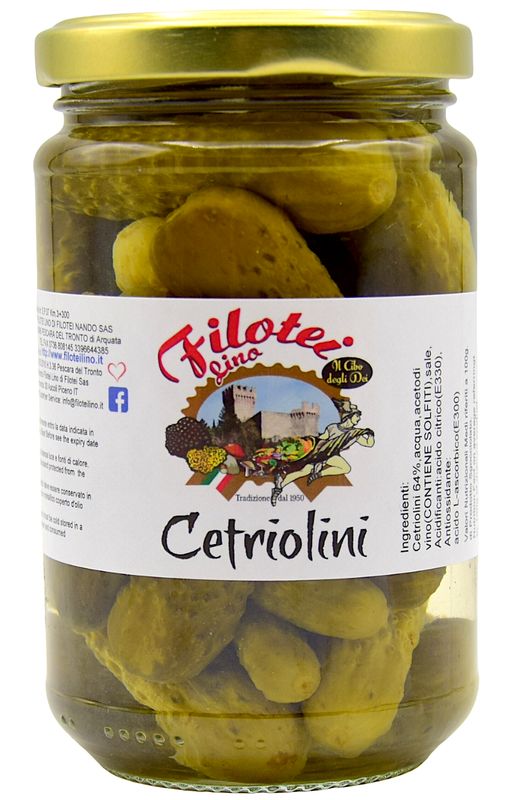 CETRIOLINI IN ACETO - 300GR