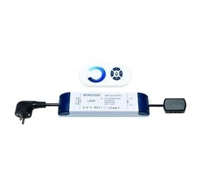 LED transformator connecttor 6-gats met afstandsbedinging  par. 18w