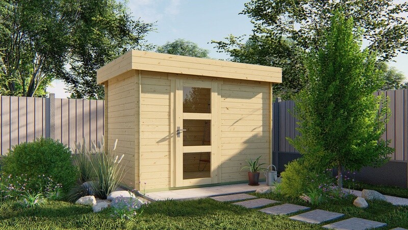 Blokhut - Tuinhuis 19mm Novalie incl. Vloer