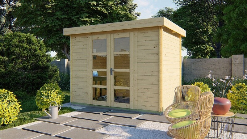 Blokhut - Tuinhuis 28mm Minimodern
