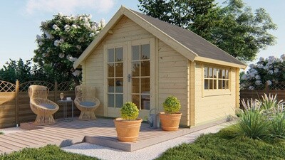 Blokhut - Tuinhuis 28mm Skov