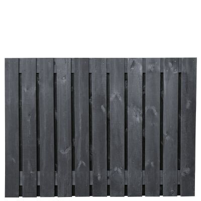 Tuinscherm Stuttgart zwart 19+2, Size: Stuttgart 130x180cm
