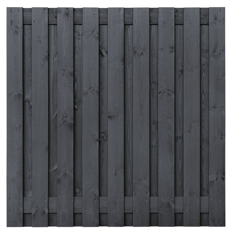 Tuinscherm Koblenz zwart 17+2