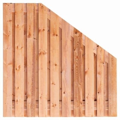 Tuinscherm Casablanca 19+2, Size: Casablanca  Verloop 180x90cm