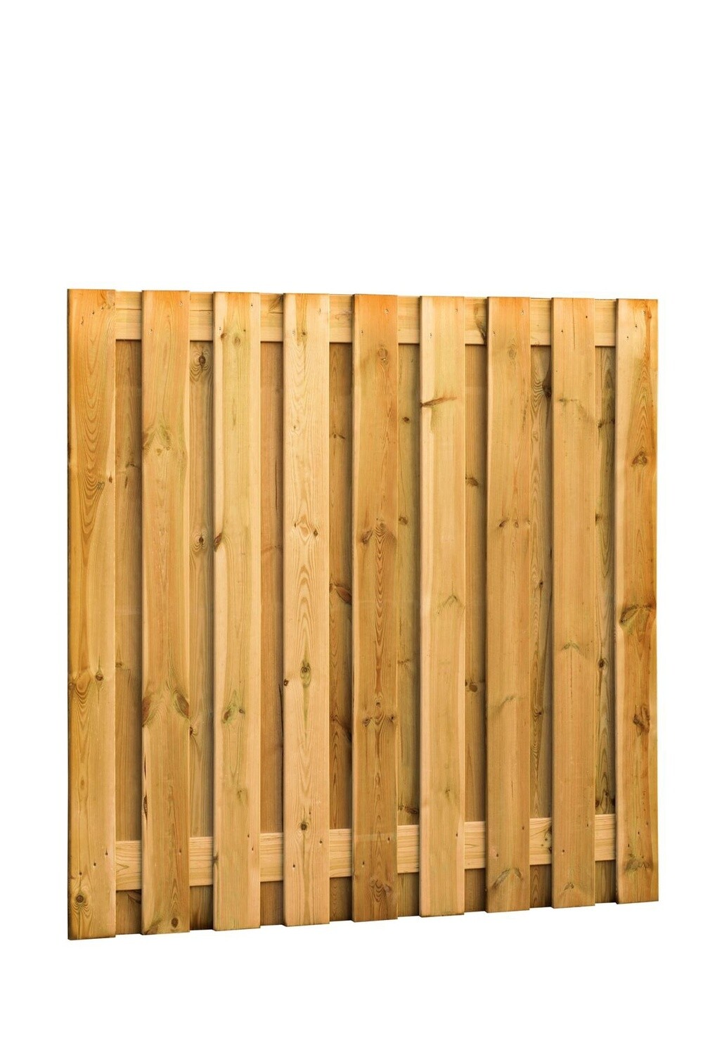 Grenen Scherm Recht 19-planks