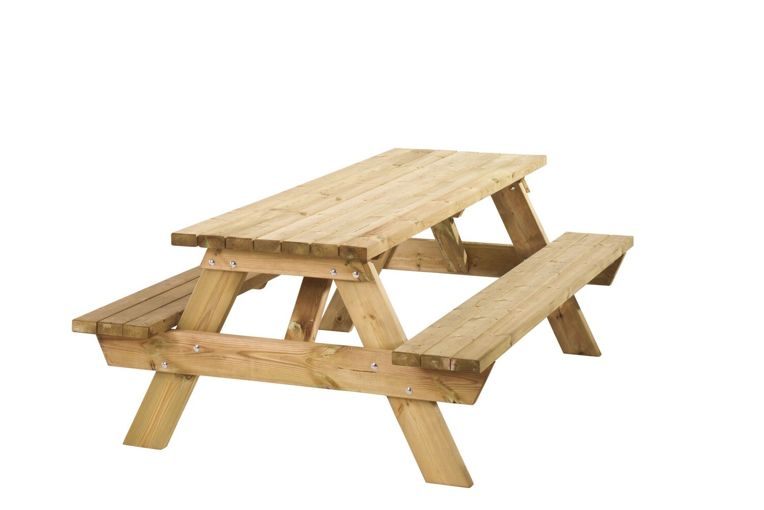 Picknicktafel Bobito, 42 mm dik, bladmaat 220 x 71 cm.