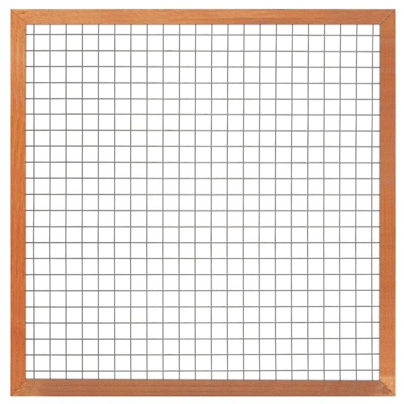 Gaaselement met kader 44x68 Hardhout