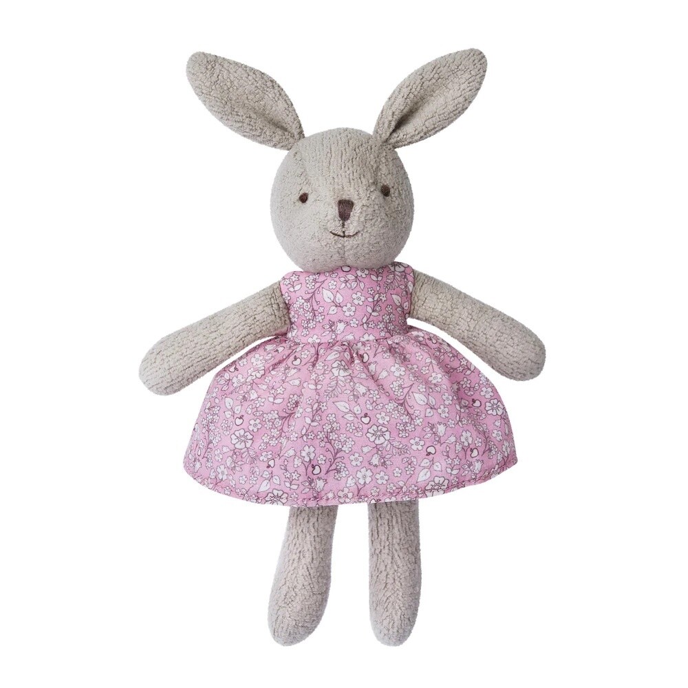 Little Bunny Plush | Grey Vintage Floral