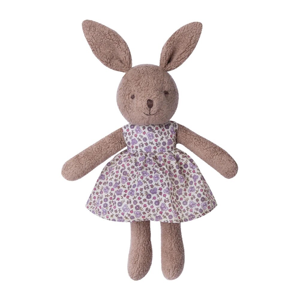 Little Bunny Plush | Cocoa Brown Vintage Floral