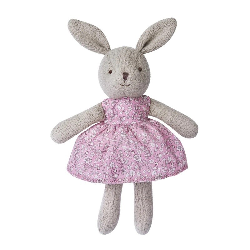 Little Bunny Plush | Grey Vintage Floral