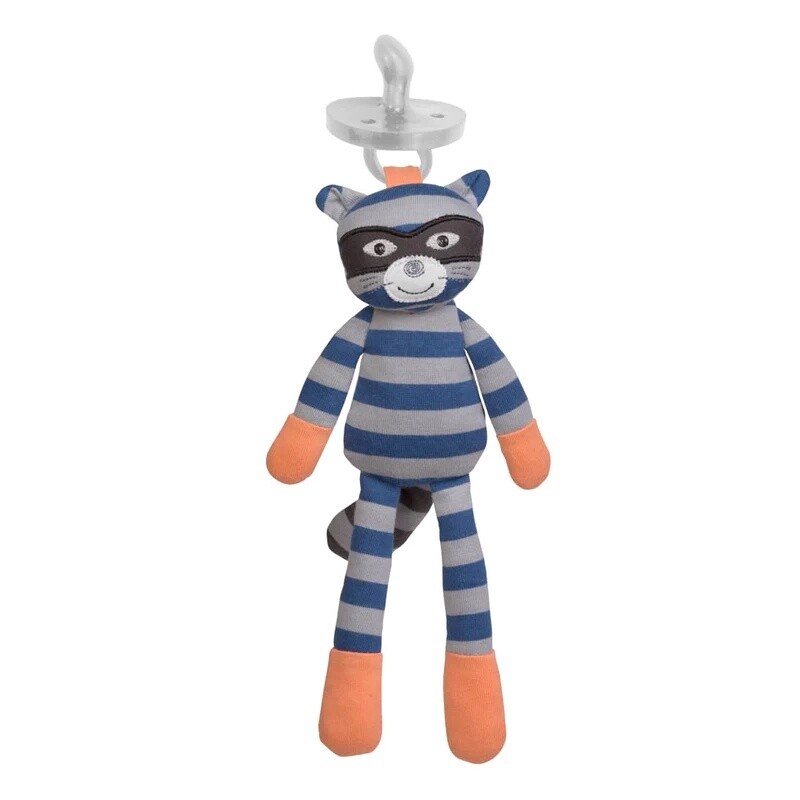 Robbie Raccoon  Pacifier Buddy