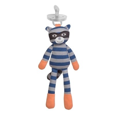 Robbie Raccoon  Pacifier Buddy