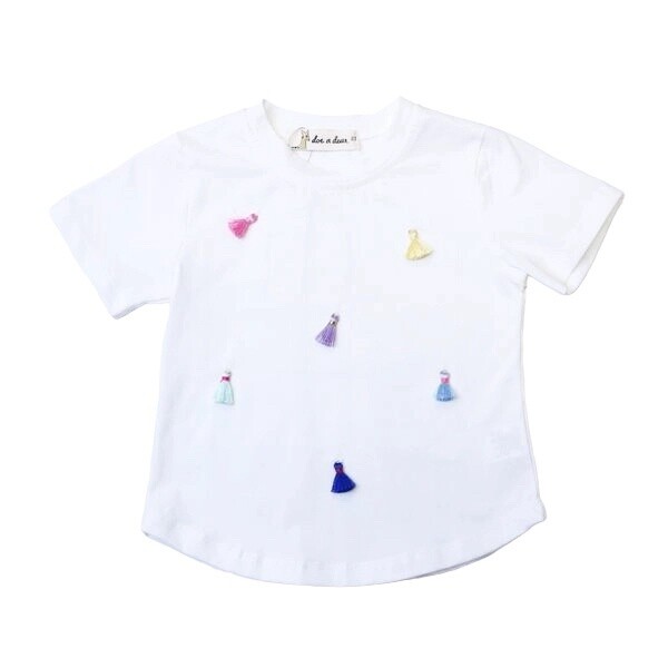 Tassels Tee | White