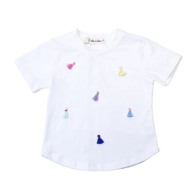 Tassels Tee | White