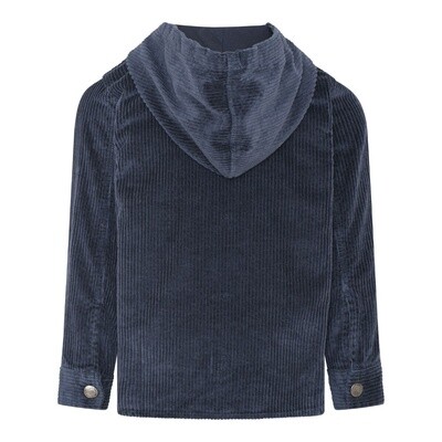 Hood Cardigan Corduroy | Parisian Night