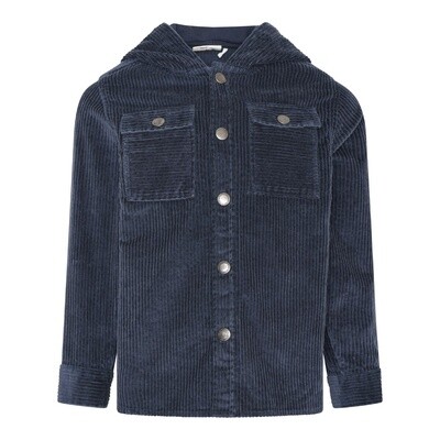 Hood Cardigan Corduroy | Parisian Night