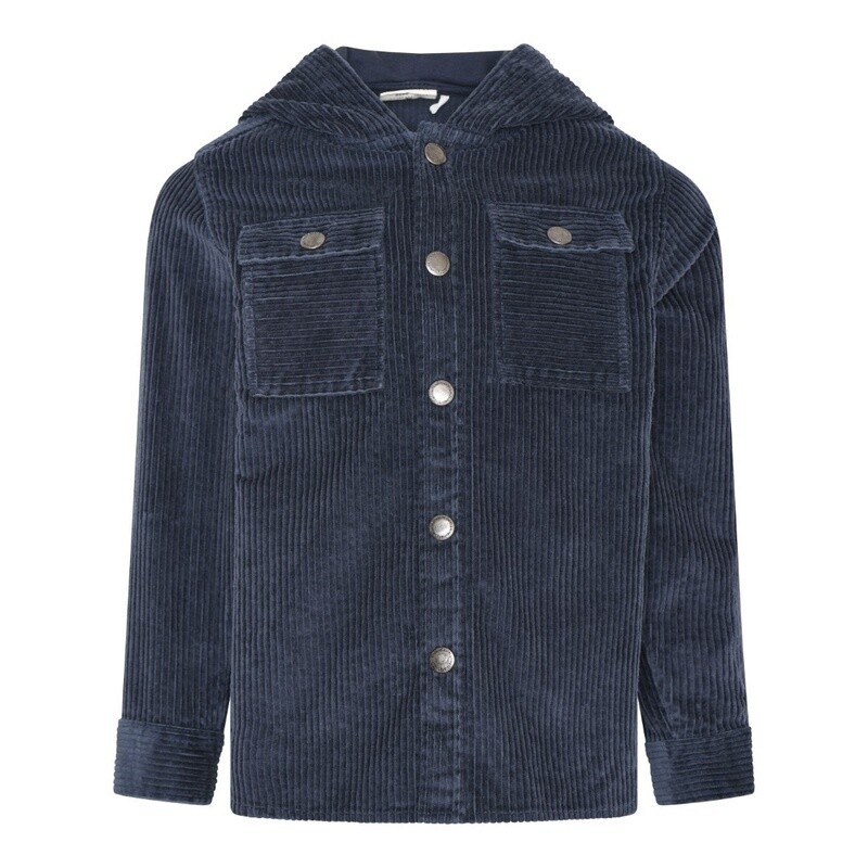 Hood Cardigan Corduroy | Parisian Night