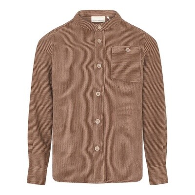 Woven LS Shirt | Chestnut