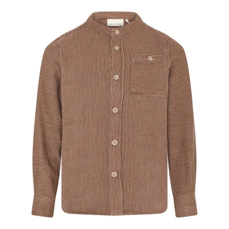 Woven LS Shirt | Chestnut