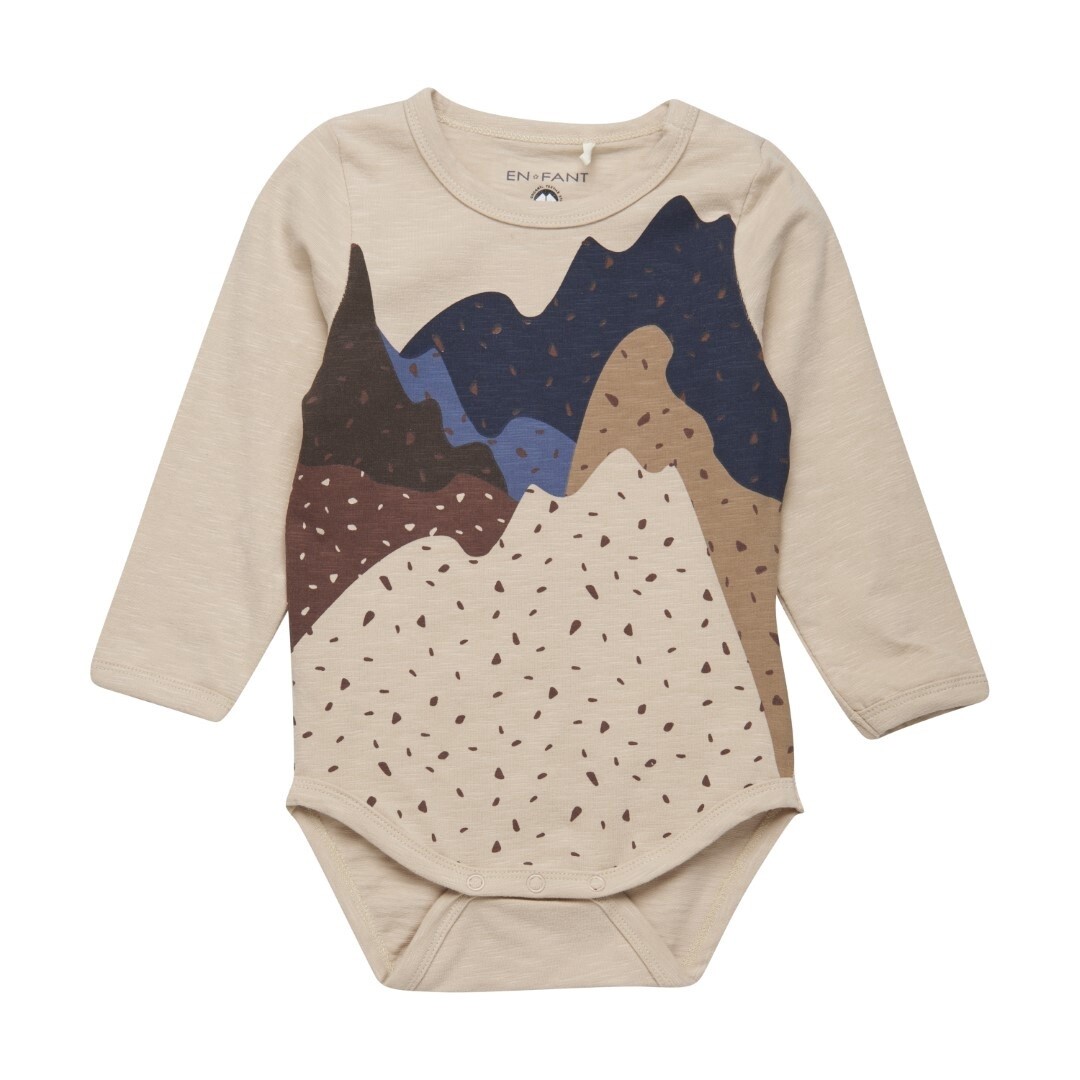 Bodysuit LS Mountains | Doeskin