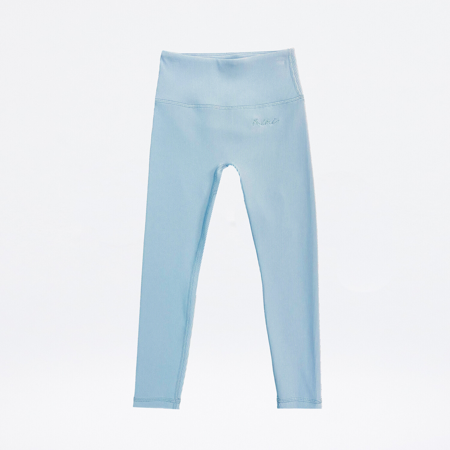 Active Stretch Ribbed Leggings | Blue Mini