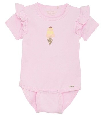 Bodysuit SS | Pink Tulle