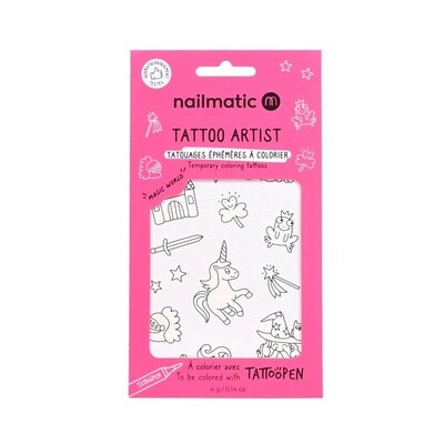 Temporary Tattoos to be colored in