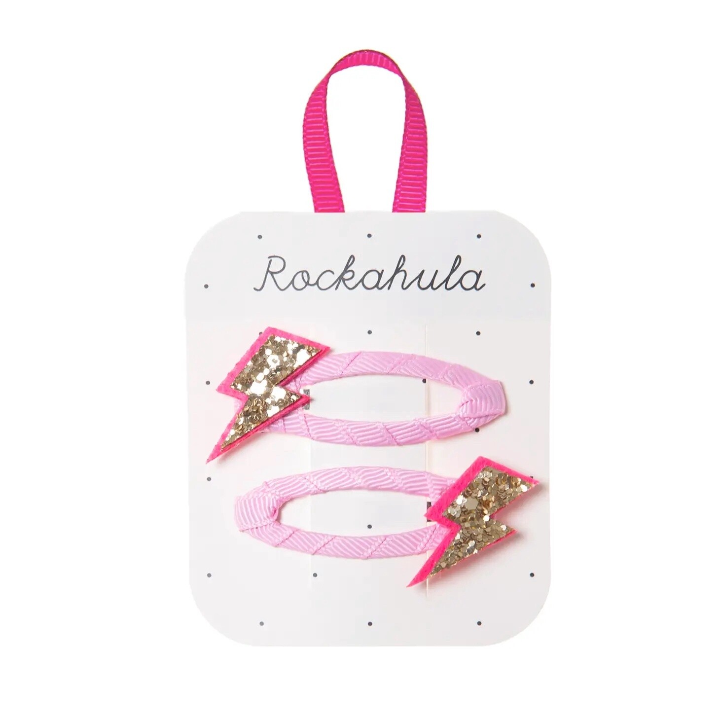 Lightning Glitter Clips