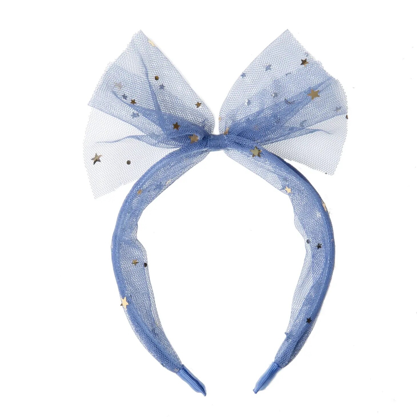 Moonlight Tulle Headband | Blue