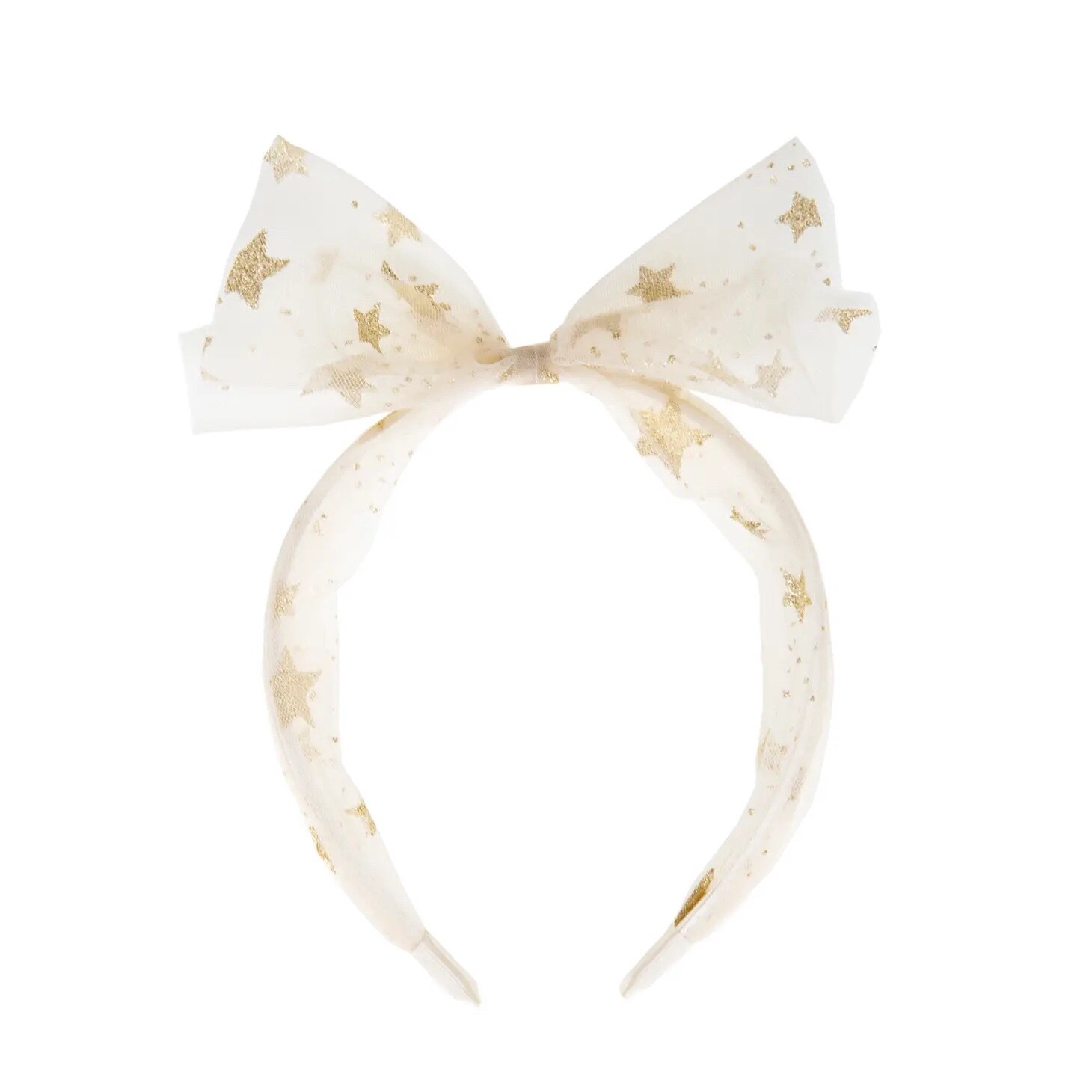 Moonlight Tulle Headband | Gold