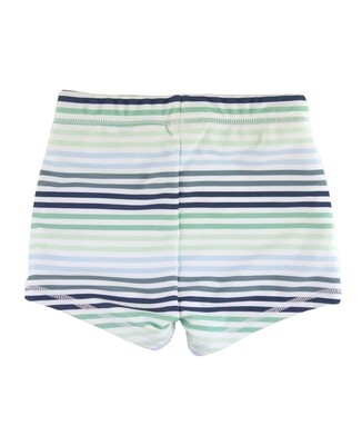 Coastal Stripes Swim Shorties