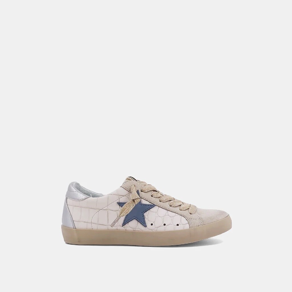 Paula Sneaker | Beige Croco