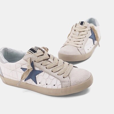 Paula Sneaker | Beige Croco