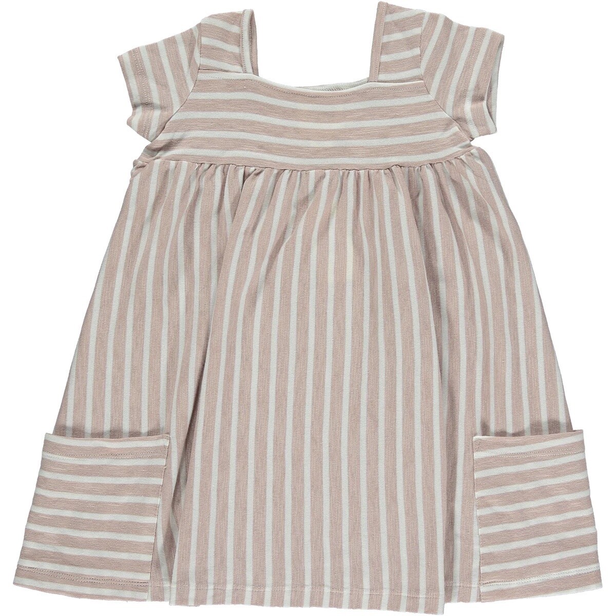 Rylie dress | Lavender/Ivory stripe