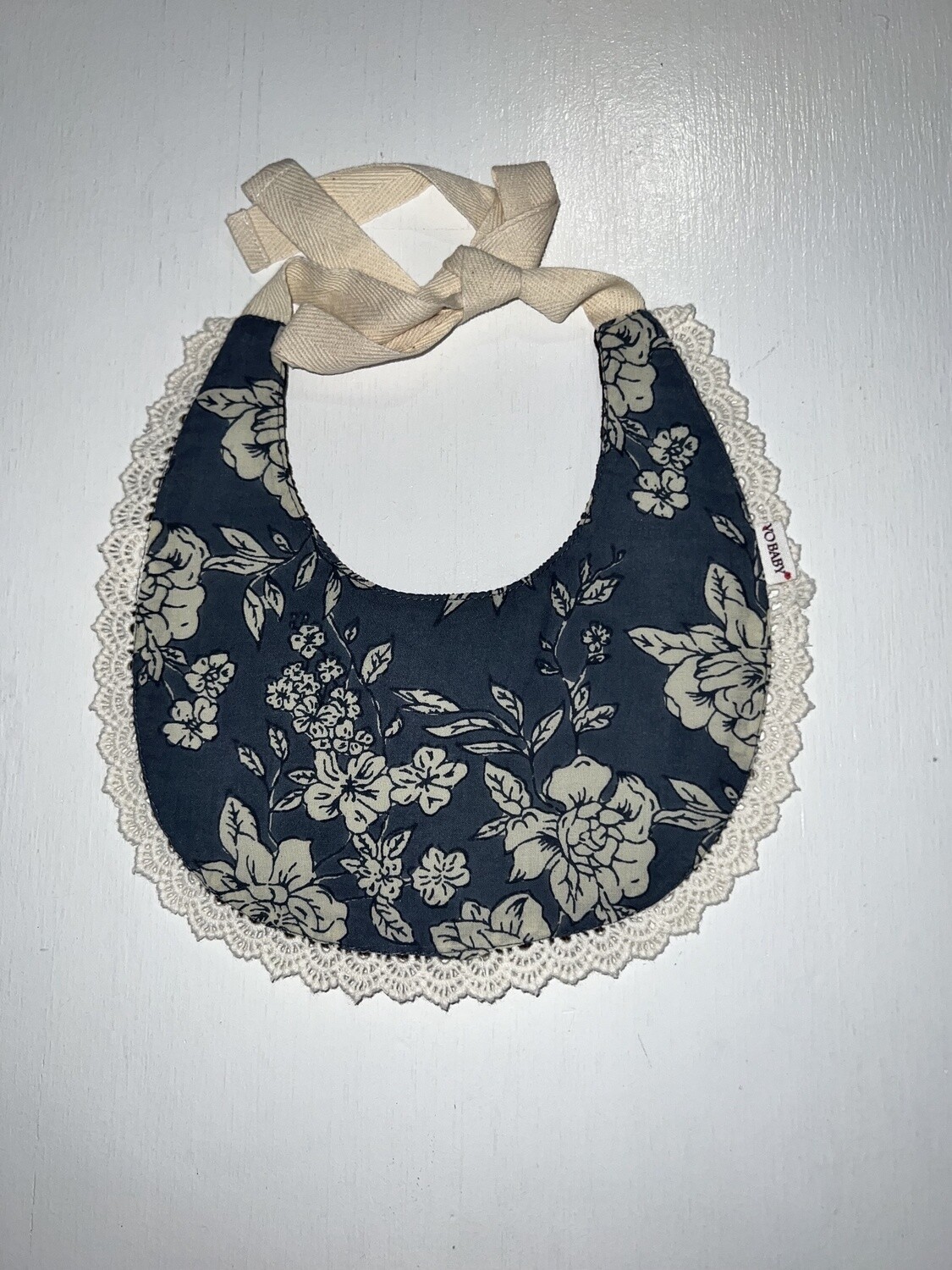 Blue Roses Bib