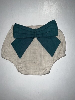 Teal Bow Bloomer