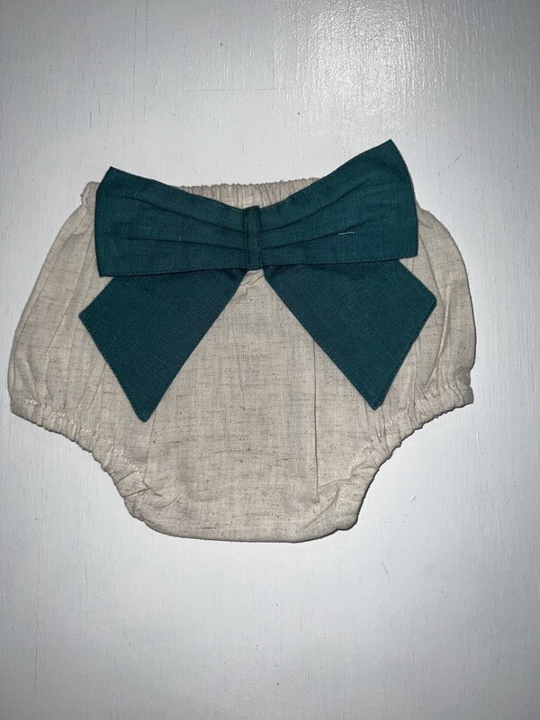 Teal Bow Bloomer